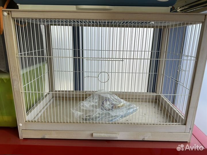 Клетка для птиц из дерева