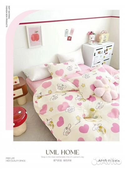 Комплект детского постельного белья сатин lux