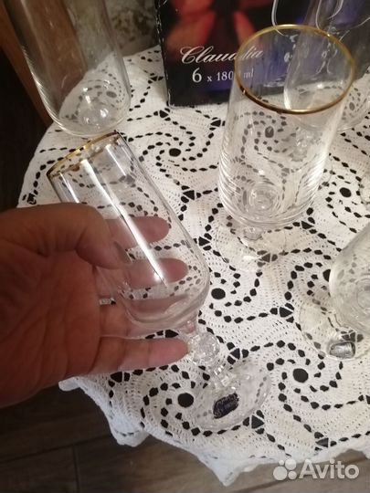 Набор бокалов. Чехия Богемия