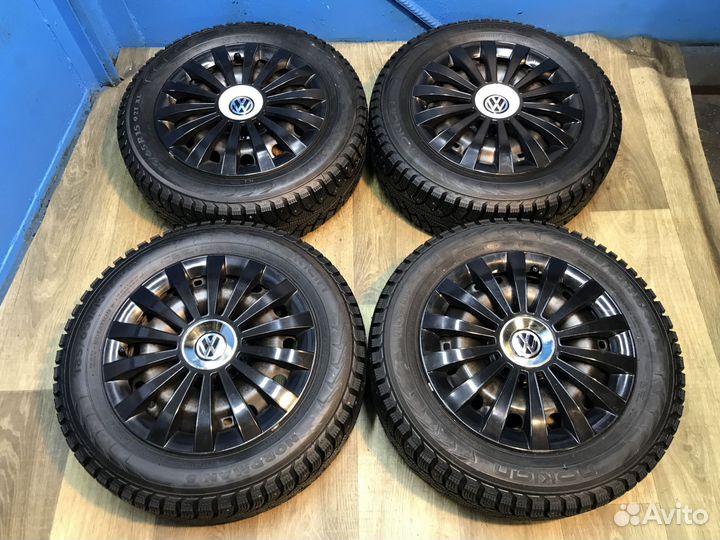 Колеса Volkswagen Polo Sedan R15 штамп зима нокиан