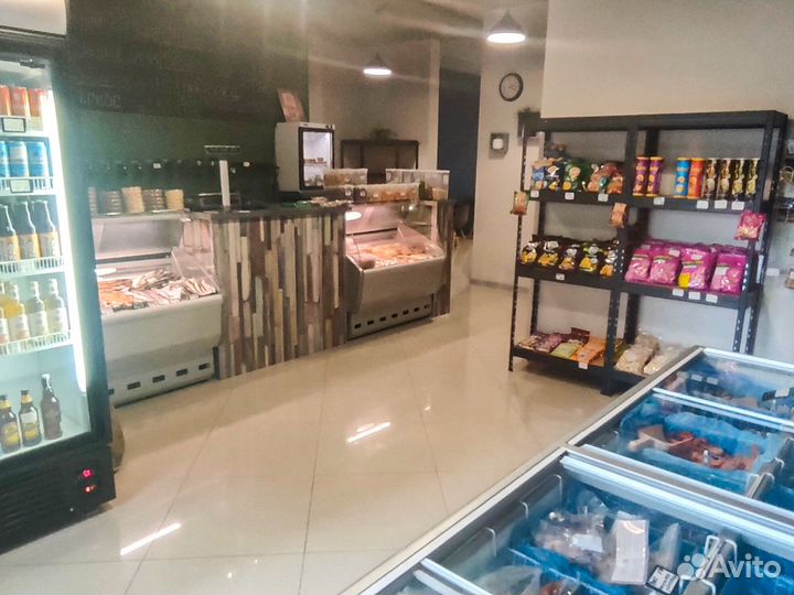 Магазин-бар (морепродукты и пиво), прибыль 279000