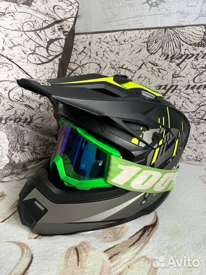 Мотошлем кроссовый
