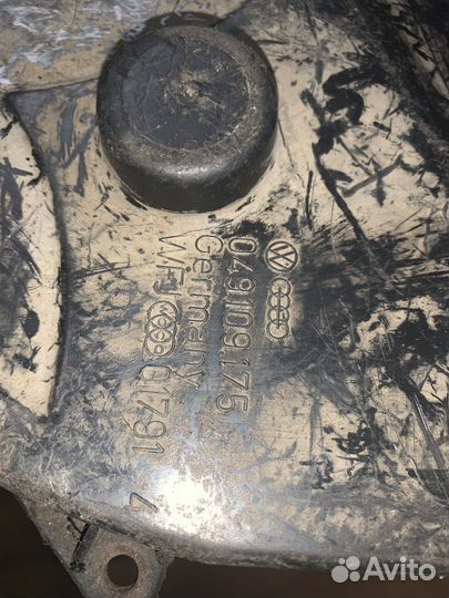 Кожух грм нижний audi 100/80 golf jetta passat