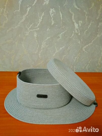 Корзина интерьерная из хлопкового шнура