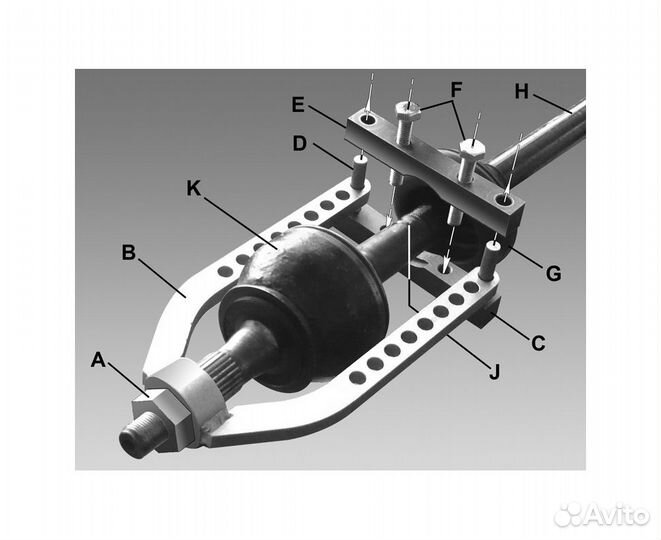 Съемник шрус шрусов гранат универсальный