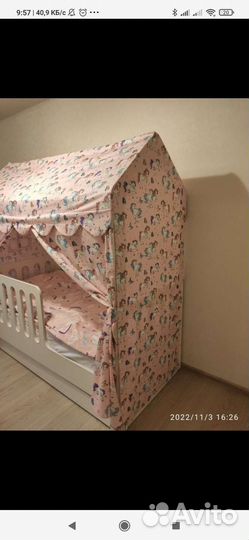 Балдахин в кроватку домик