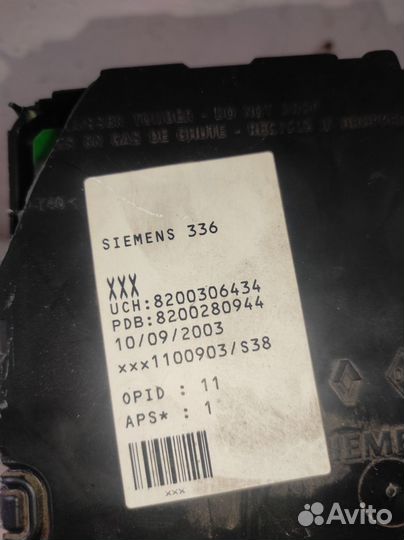 Блок комфорта Renault Megane 2