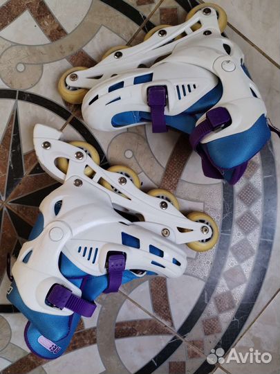 Роликовые коньки детские раздвижные