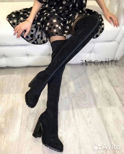 Сапоги Ботфорты женские зимние