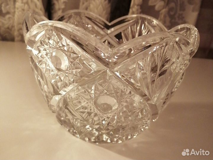 Хрустальный салатник. Хрусталь СССР