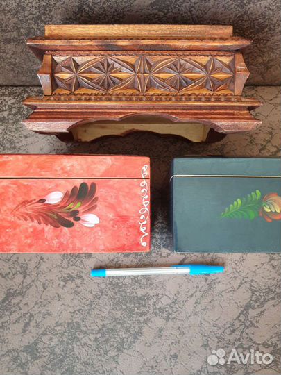 Шкатулка деревянная СССР