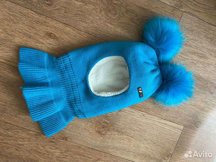 Шапка шлем для мальчика зима