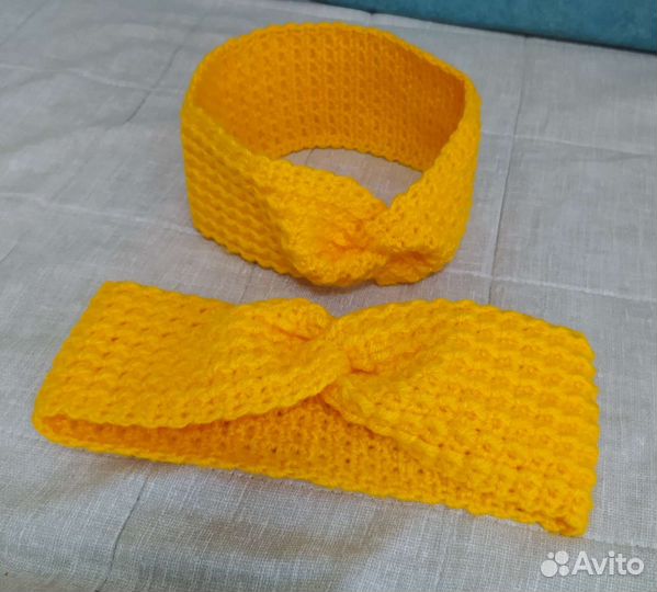 Вязаная полоска на голову
