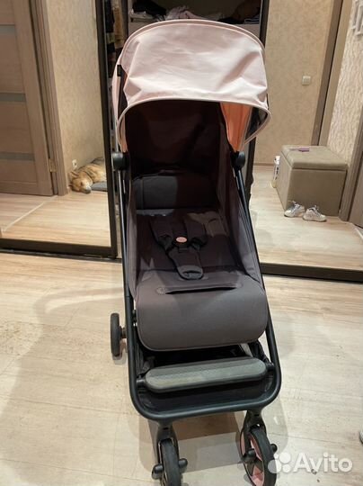 Прогулочная коляска Xiaomi розовая