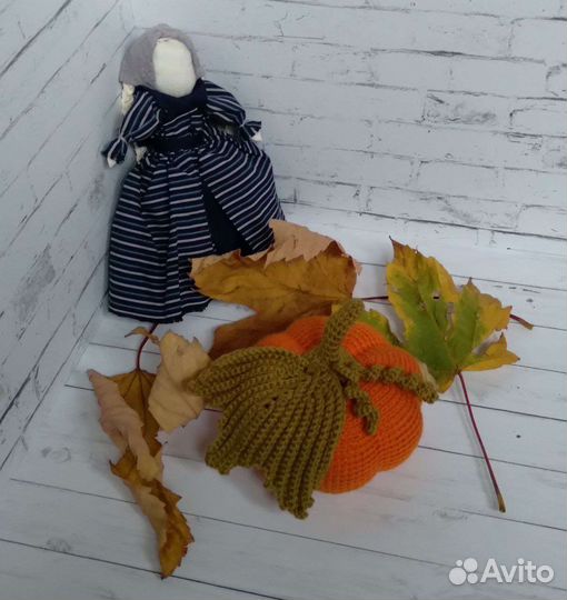 Тыква декоративная крючком