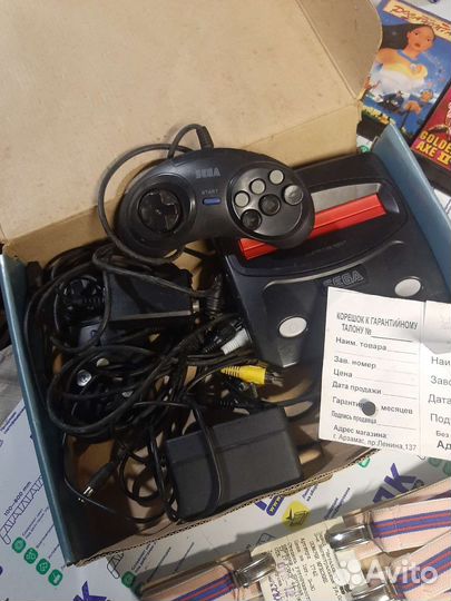 Sega mega drive 2 с играми