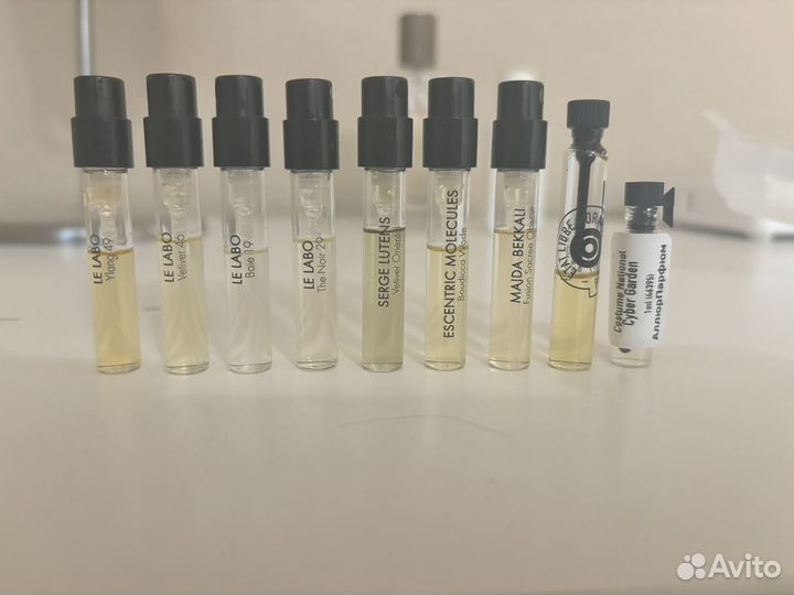 Пробники отливанты нишевой парфюмерии 30 штук
