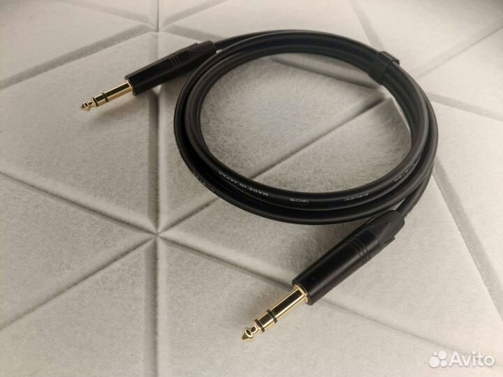 Jack 6,3 stereo на Jack 6,3 stereo Canare l-2t2s