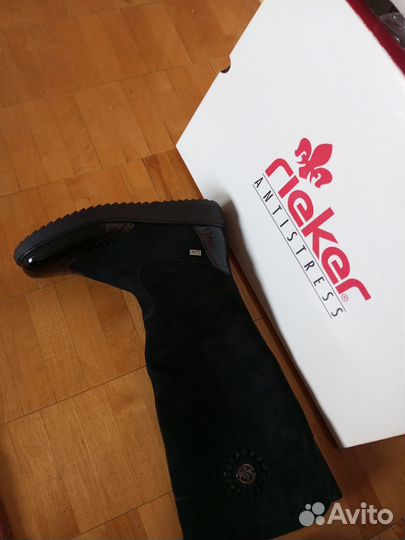 Сапоги женские зимние, натуральная замша