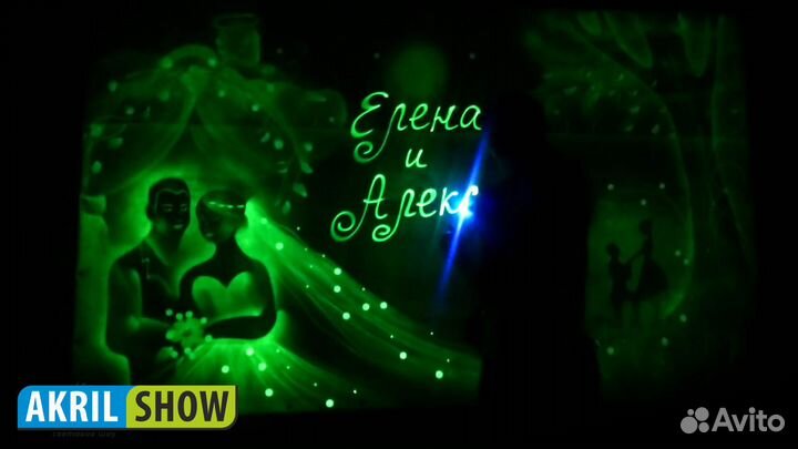 Светящаяся краска Akril-Show №1 для Светового шоу