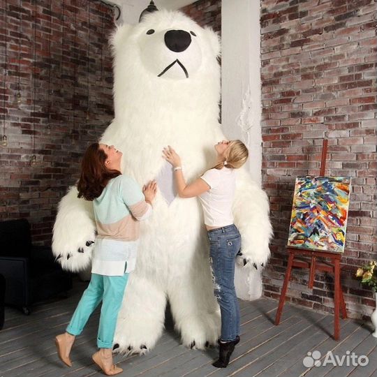 Аэромедведь, пневмокостюм медведя надувной костюм