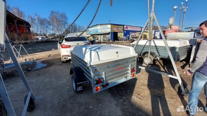 Прицеп легковой от компании мзса. Доставка