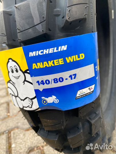 Моторезина 140 80 17 Michelin Anakee Wild