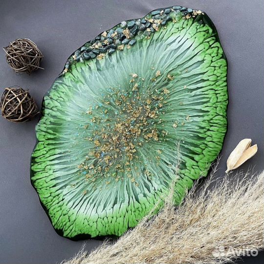 Поднос с подстаканниками