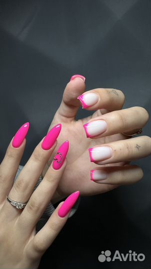 Маникюр и ресницы