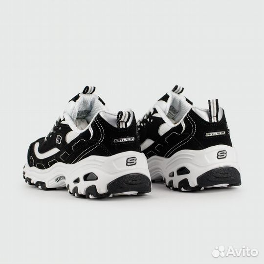 Кроссовки Skechers D'Lites Black / White Wmns