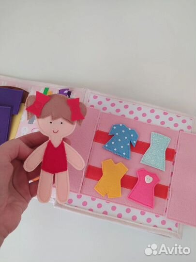 Книжка из фетра