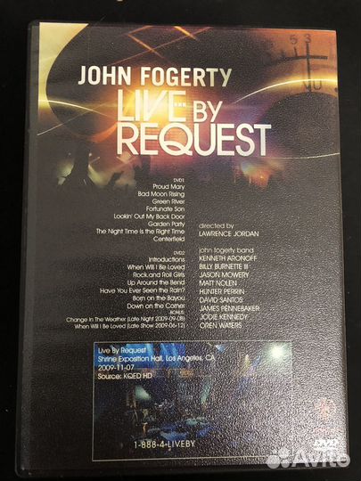 3160 / 2DVDr John Fogerty – Live by Request