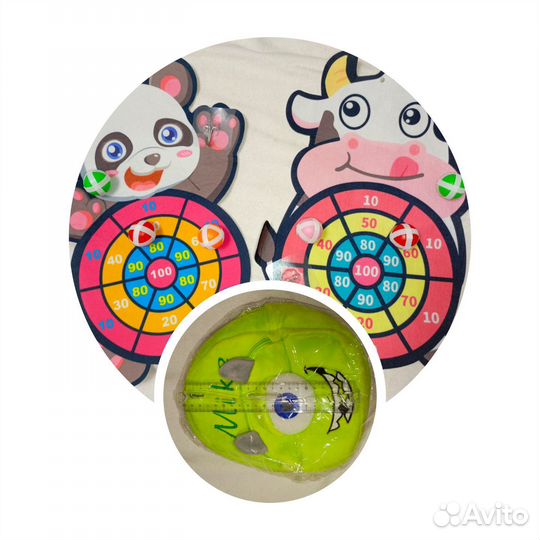 2 детские игры Мягкий Дартс и Рюкзак в сад