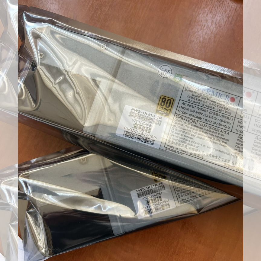 [PWS-1K41P-1R] Блок Питания 1400w Supermicro Бу Pws-1k41p-1r