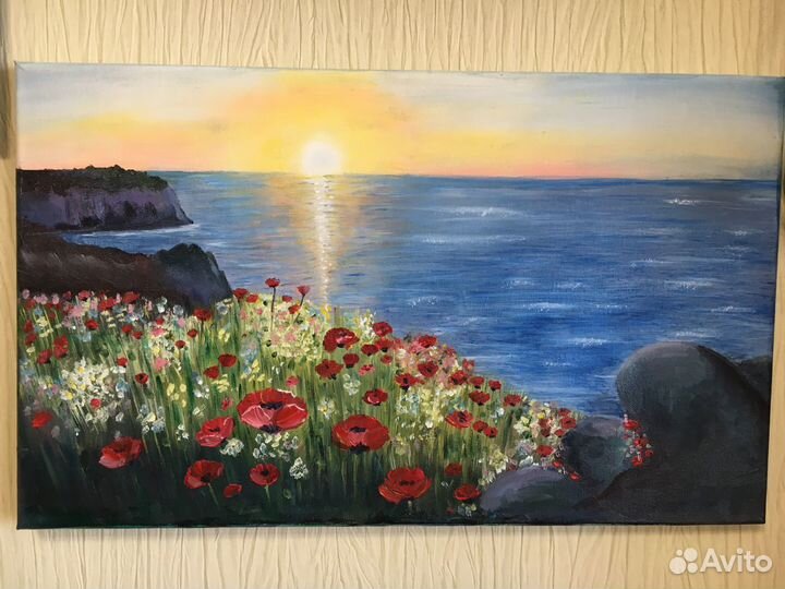 Маки и море