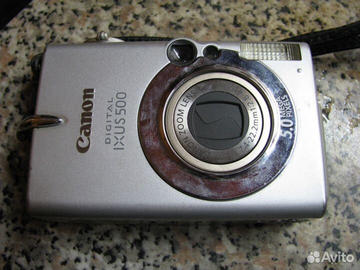 Фотоаппарат canon ixus 500+ аксессуары на запчасти