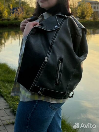 Куртка кожаная женская