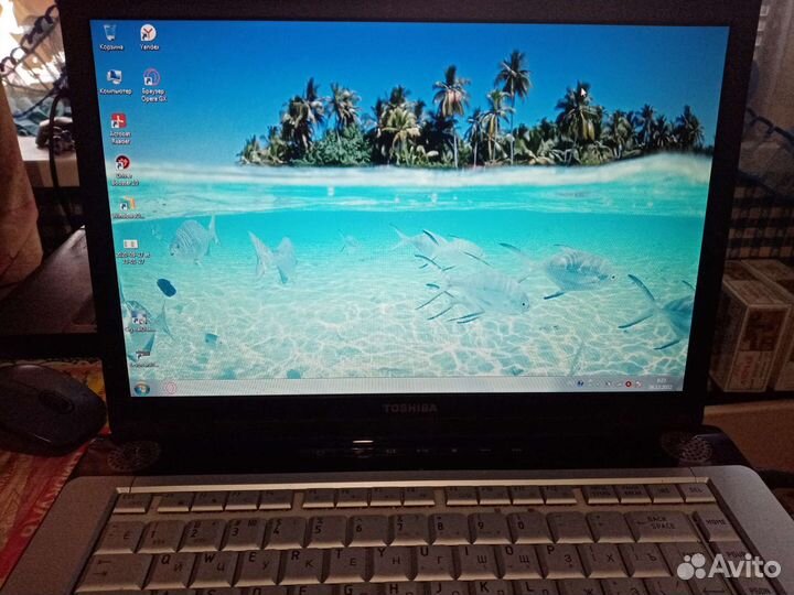 Ноутбук toshiba, видеокарта