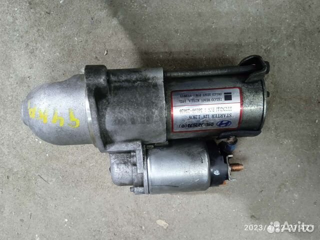 Стартер Hyundai sonata NF G4KA