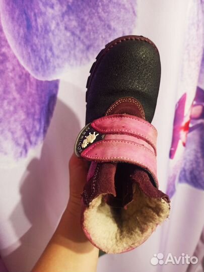 Ботинки зимние для девочки 28 размер