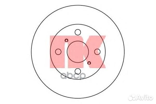 Диск тормозной передний toyota corolla (E11) 20
