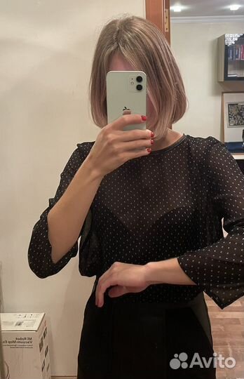 Прозрачная блузка benetton