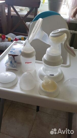 Молокоотсос Chicco, пакеты Avent, бутылочка