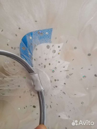 Ободок капелька, снежинка