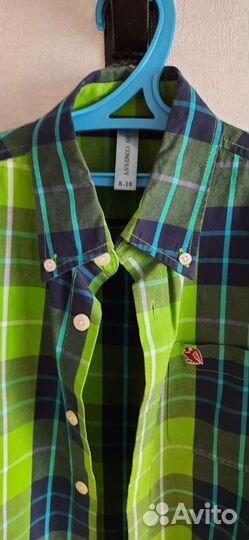 Рубашка в клетку детская