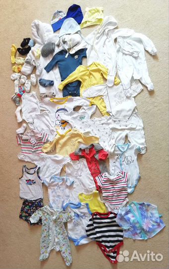 Вещи пакетом на мальчика 1-3 месяца