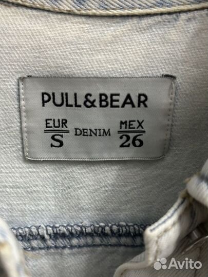 Джинсовая куртка pull bear