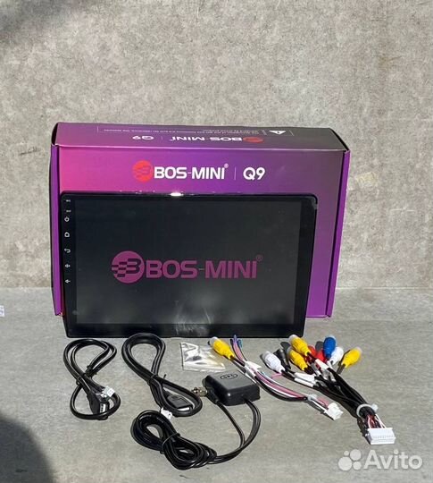 Магнитола Android 2Din Bos-mini Q9 9 дюймов