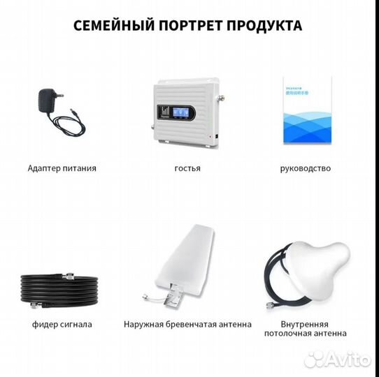 Комплект усиления мобильной связи и интернета