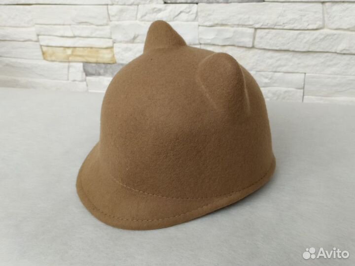 Шапка для девочки с ушками Zara, размер 54. Новая